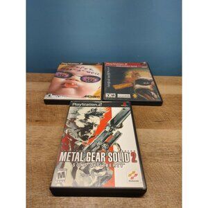 LOT 3 PLAYSTATION 2 GAME WITH MANUAL‎ TESTED